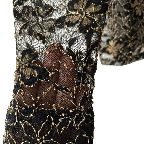 Anne Fontaine NWT Intricate Romantic Sheer Lace Blouse, Sz 40 (6-8) - Picture 5 of 8